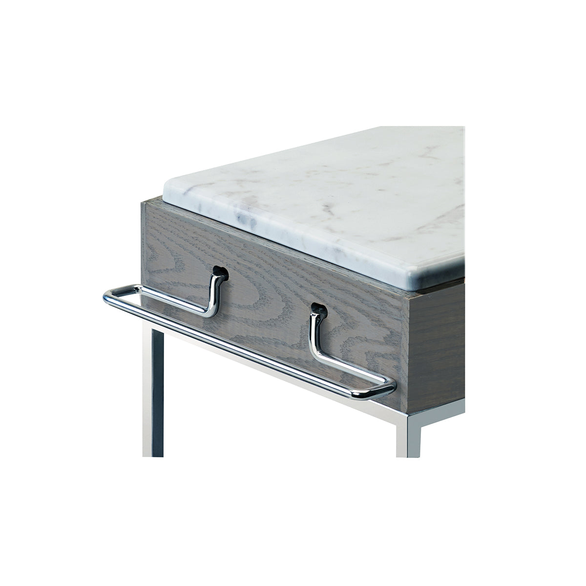 Ashwood Pair Chrome Brackets for CM3826 279x57mm