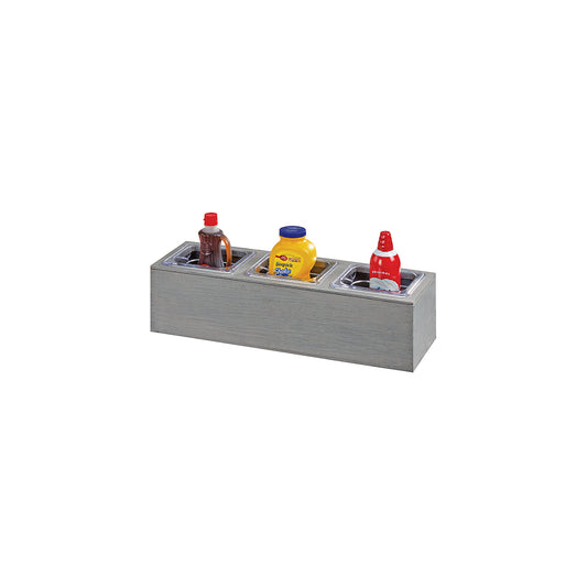 CM3837-3-83 Cal-Mil Station with Pans and Coldpuck 298x191x159mm Tomkin Australia Hospitality Supplies