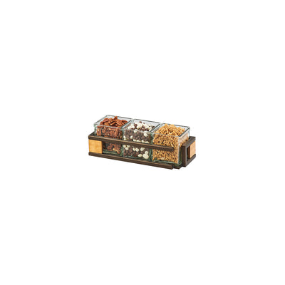 Sierra 3 Jar Caddy with Jars 330x127x108mm