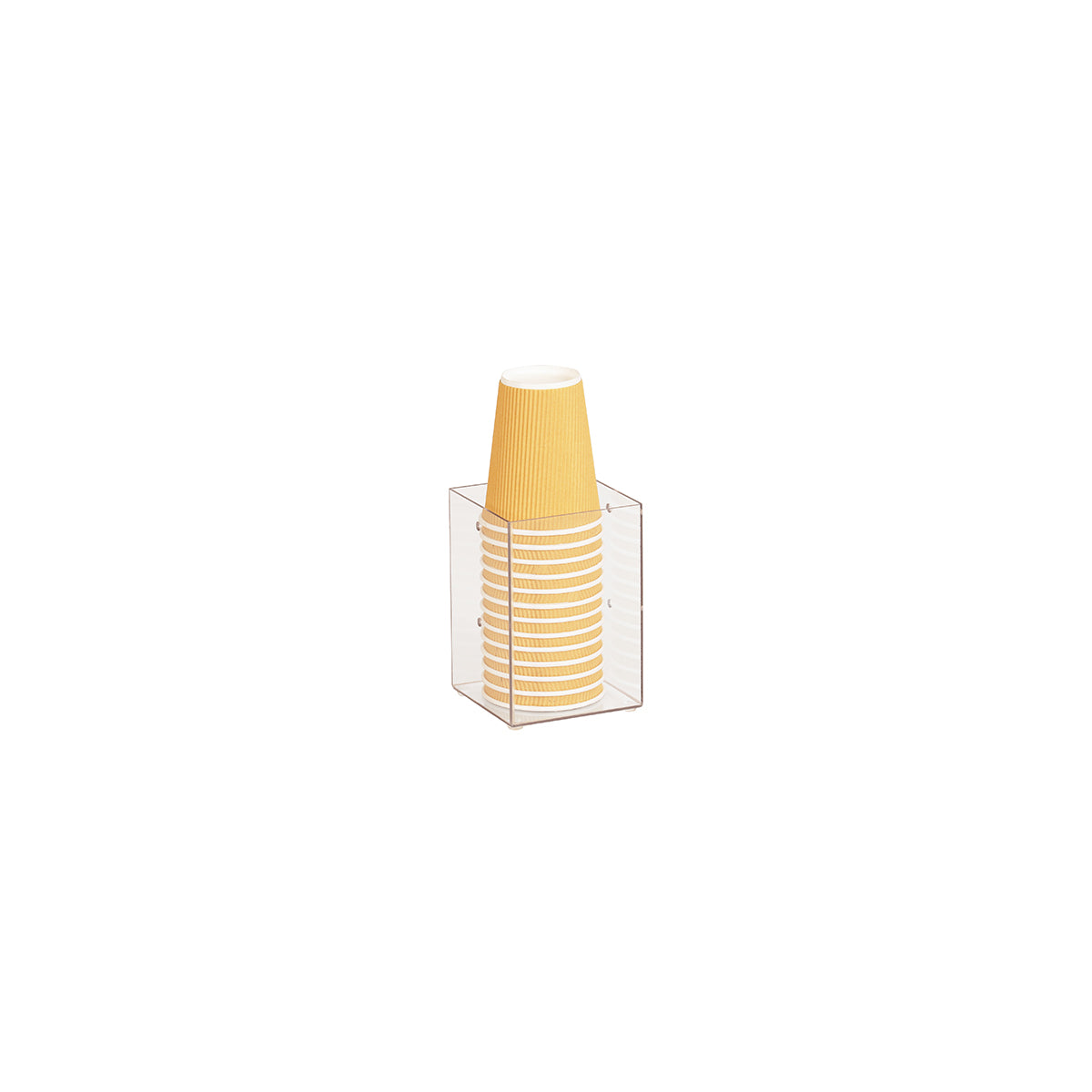 Classic Clear Napkin, Lid and Straw Organizers 108x108x152mm
