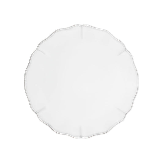300001 Costa Nova Alentejo White Round Platter 340mm Tomkin Australia Hospitality Supplies