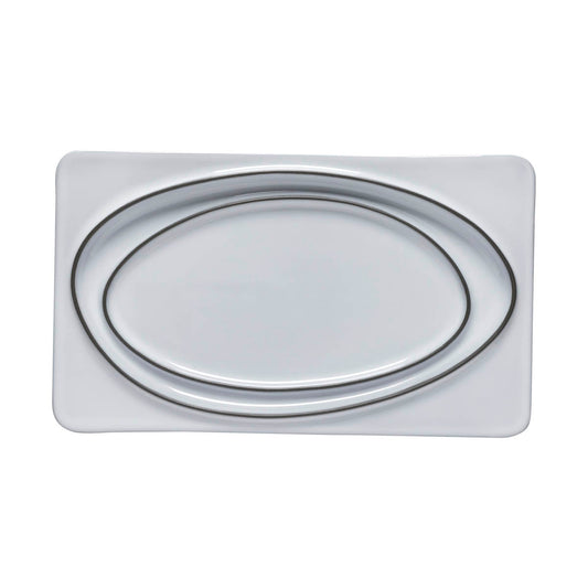 300105 Costa Nova Âmbar Salt of the Sea Rectangular Plate 321x190mm Tomkin Australia Hospitality Supplies