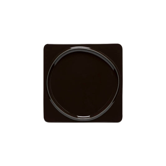 300111 Costa Nova Âmbar Chocolate Square Plate 271x271mm Tomkin Australia Hospitality Supplies