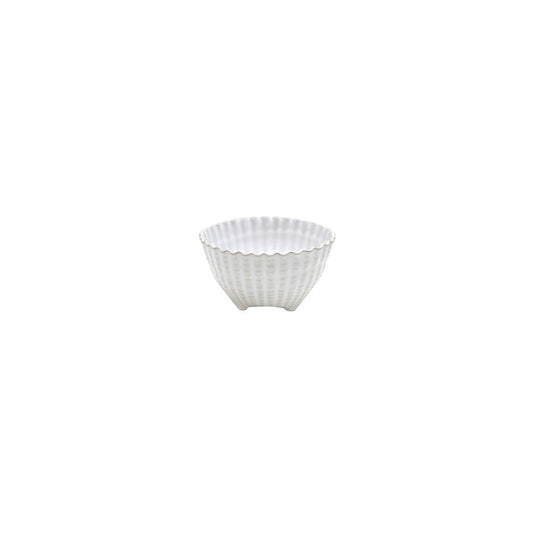 300131 Costa Nova Aparte White Round Shell Footed Bowl 142mm / 530ml Tomkin Australia Hospitality Supplies