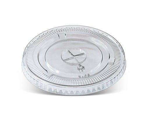 PET flat lid /X slot 1000pc/ctn
