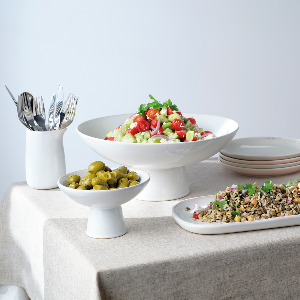 Urban Serve Pedestal Flared Bowl 157x95mm