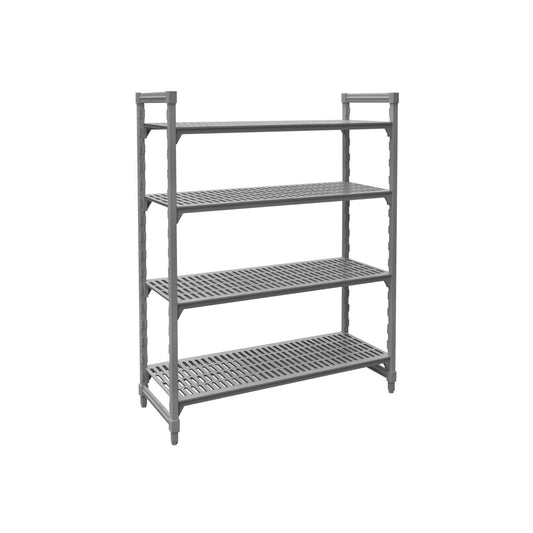 JW-PSU482472 Jiwins Vented Shelf Complete Unit Grey Polypropylene / Iron 1220x610x1800mm Tomkin Australia Hospitality SuppliesJW-PSU482472 Jiwins Vented Shelf Complete Unit Grey Polypropylene / Iron 1220x610x1800mm Tomkin Australia Hospitality Supplies