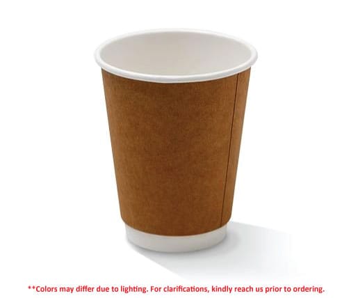 12 oz PE Coated DW Cup/Kraft 500pc/ctn
