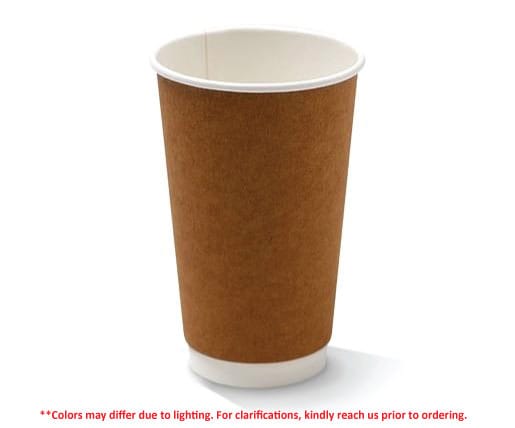 16 oz PE Coated DW Cup/Kraft 500pc/ctn