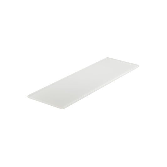 MLP113174 Mealplak 2/4 Size Tray White 530x162x10mm Tomkin Australia Hospitality Supplies