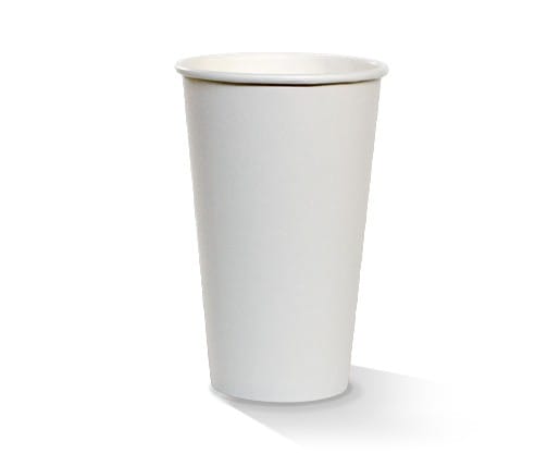 16 oz PE Coated SW Cup/Plain White 1000pc/ctn