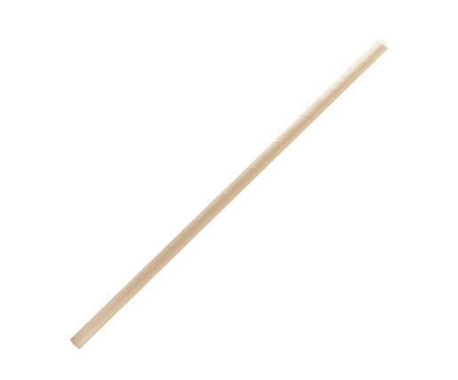 Paper Straw Regular-Plain Brown Kraft 2500pc/ctn