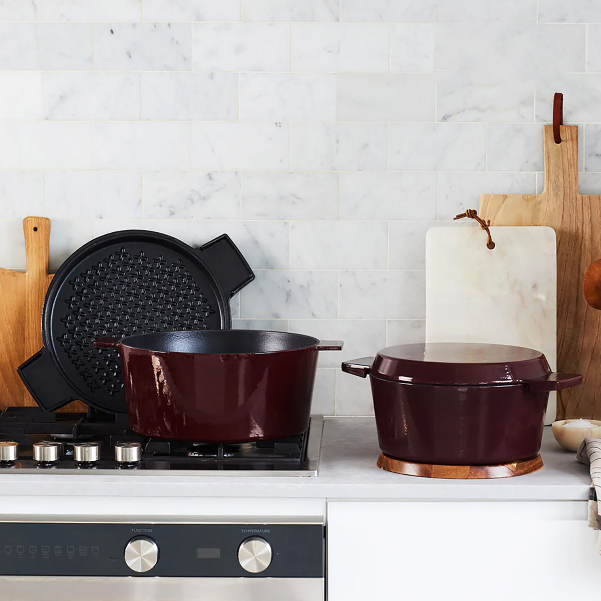 Cast Iron French Oven Bordeaux 280mm