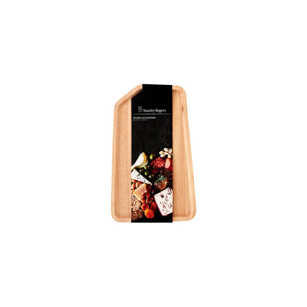 Wooden Serving Platter Rectangular Small
