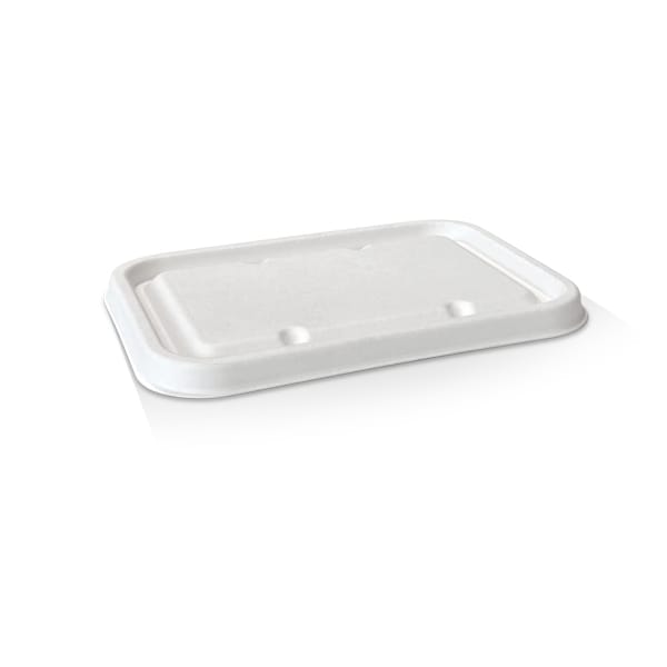 Sugarcane lid for Takeaway container 500/650/750ml 500pc/ctn