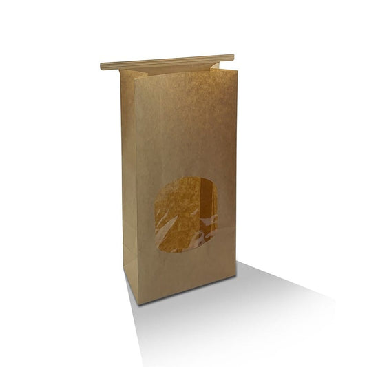Tin Tie Bag-Medium With window 500pc/ctn