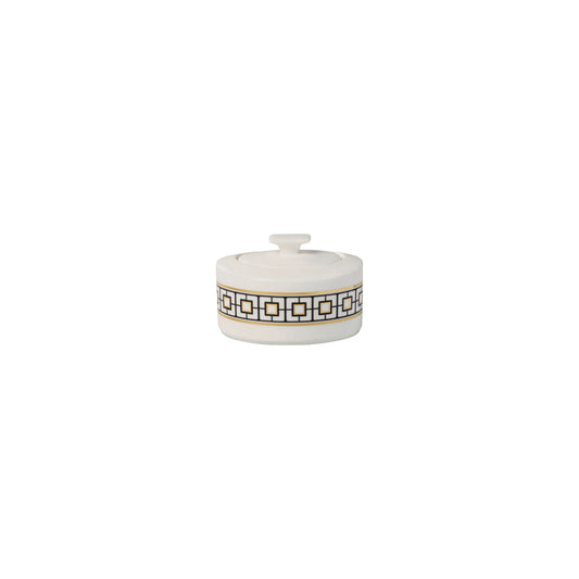 VB10-4652-0960 Villeroy And Boch Villeroy And Boch Metrochic Sugar Bowl with Lid 330ml Tomkin Australia Hospitality Supplies