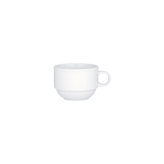 VB16-2016-1361 Villeroy And Boch Villeroy And Boch Corpo White Cup No. 4 Stackable 180ml Tomkin Australia Hospitality Supplies