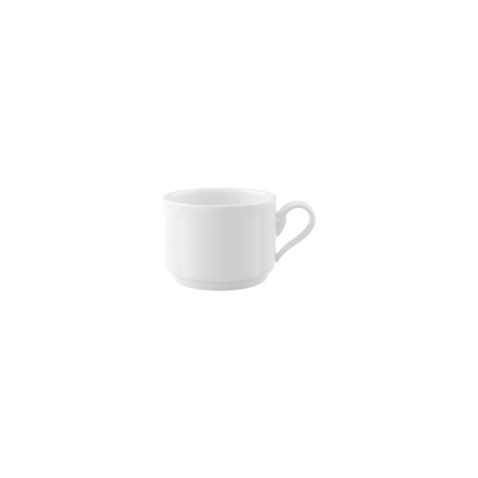 VB16-3318-1361 Villeroy And Boch Villeroy And Boch La Scala White Cup No. 4 Stackable 180ml Tomkin Australia Hospitality Supplies