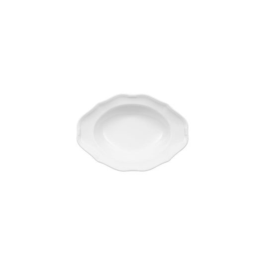 VB16-3318-3570 Villeroy And Boch Villeroy And Boch La Scala White Oval Plate Wide Rim 240x170mm Tomkin Australia Hospitality Supplies