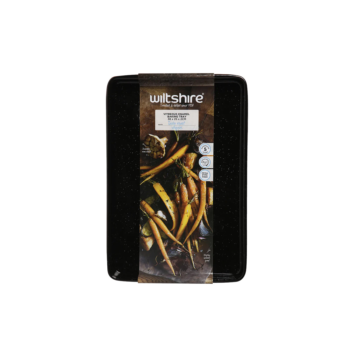 Vitreous Enamel Bake Tray 390mm