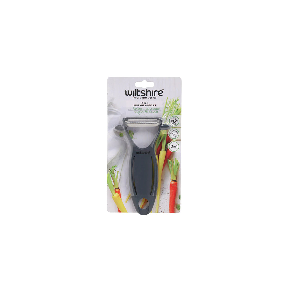 2 In 1 Julienne Peeler
