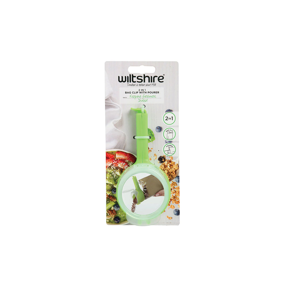 2 In 1 Bag Clip And Pourer