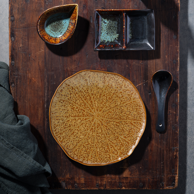 Fusion 2 Compartment Dip Dish 133x91mm Patina