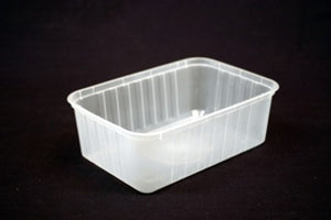 Take Away Container - Ribbed 1000ml / 50