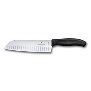 Victorinox Santoku Knife, 17cm Fluted Wide Blade