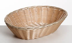 Bread Basket, Plastic / Oval/16cm