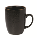 Coffee Mug Textured Black 330ml - Incasa