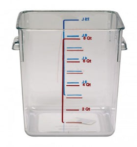 SPACE SAVING SQ.CONTAINER 7.6LT-RUBBERMAID