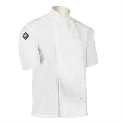 Classic Chef Jacket White - Short Sleeve