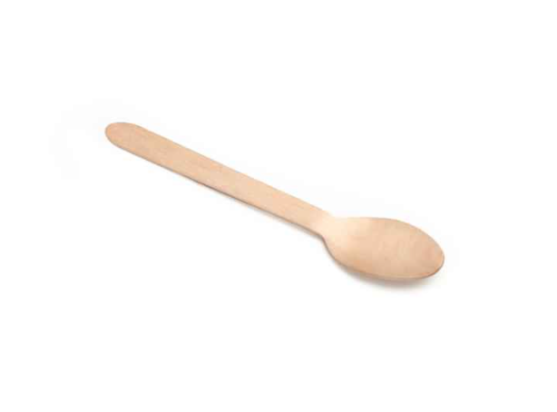 BetaEco Wooden Dessert Spoon /1000