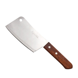 KIWI 7" Bone CLEAVER KNIFE WOOD HANDLE No 840
