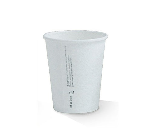 Coffee Cup 8oz S/W PLA White /1000