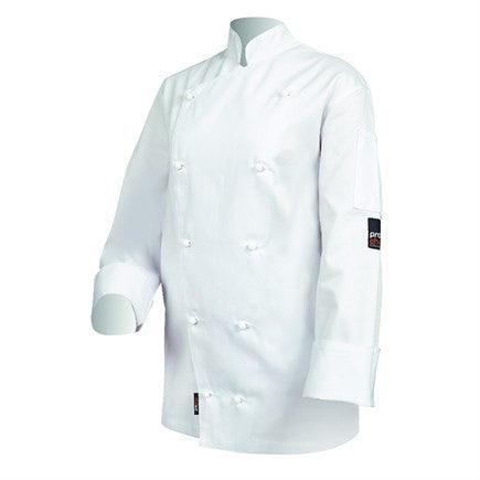 PROCHEF TRADITIONAL CHEF JACKET WHITE Long Sleeve