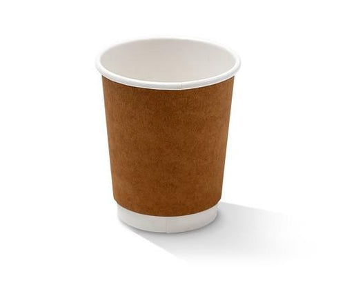 TAKEAWAY COFFEE CUPS-KRAFT- DW 8 OZ /500