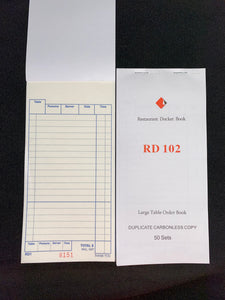 Docket Book Duplicate, C/less 50 set Lrg