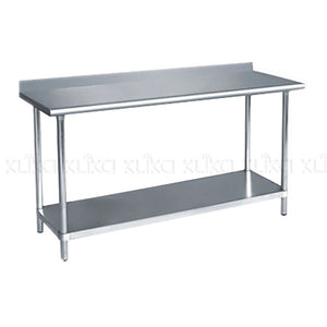 Stainless Steel Workbench with Splashback 900x600x900