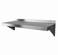 Stainless Steel Solid Wall Mount Shelf 1200x300x250